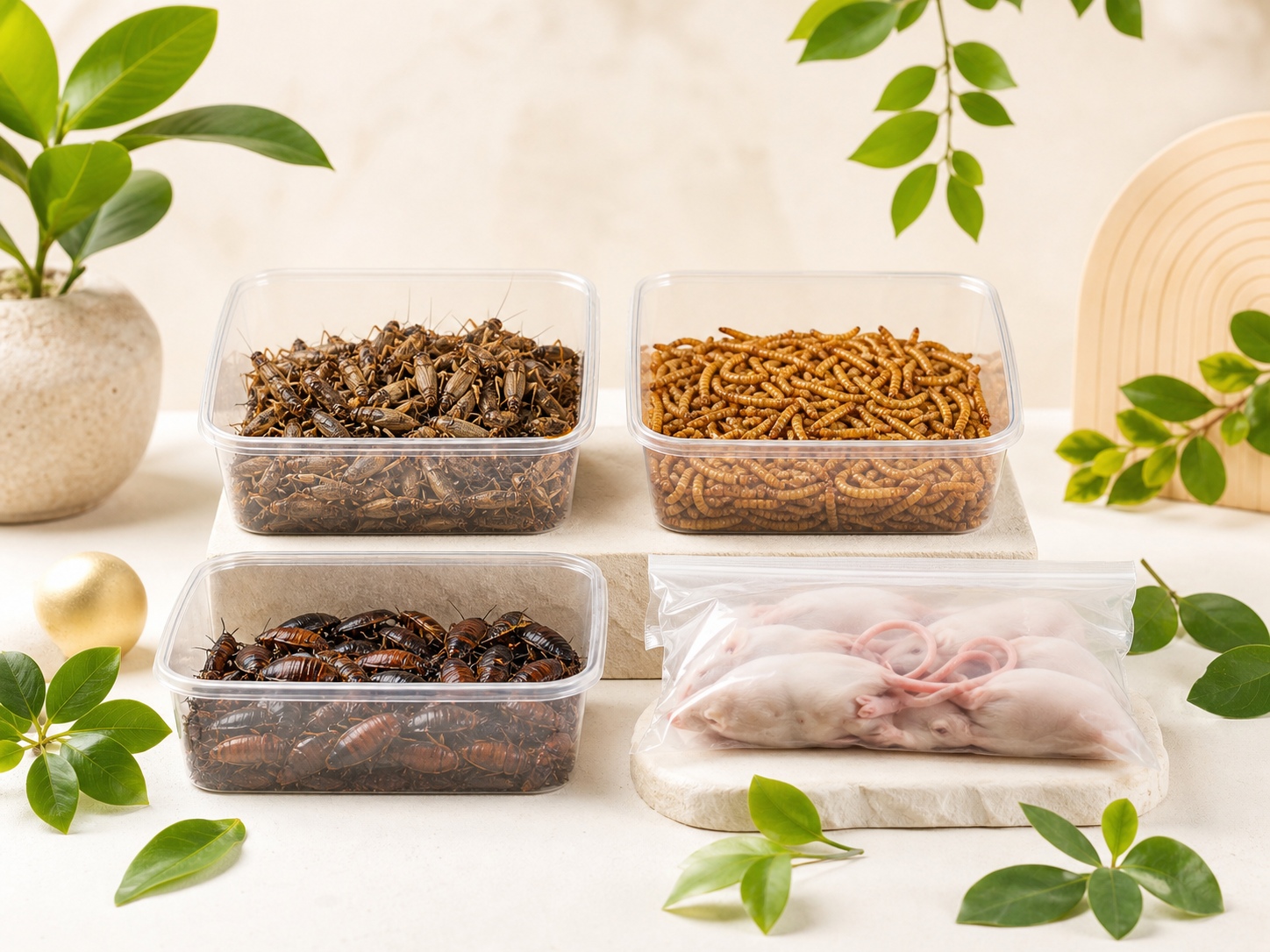 Produtos naturais para pets exoticos da Petsko Food
